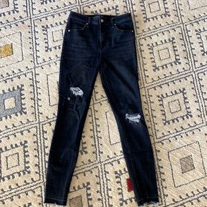 Abercrombie and Fitch black skinny jeans
